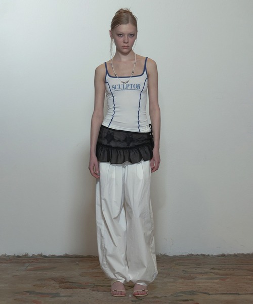 SCULPTOR（スカルプター）の「Classic Tank Top/クラシックタンクトップ（キャミソール・レディース・グレー/ホワイト・MEDIUM/SMALL）」の7枚目の写真