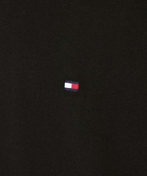 TOMMY HILFIGER(トミーヒルフィガー)の「TOMMY HILFIGER / トミー ヒルフィガー CORE STRETCH SLIM C NECK TEE ストレッチ ロゴ 半袖 Tシャツ(Tシャツ/カットソー・メンズ・ホワイト/ネイビー/ブラック・MEDIUM/LARGE/X-LARGE)」の8枚目の写真