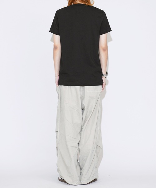TOMMY HILFIGER(トミーヒルフィガー)の「TOMMY HILFIGER / トミー ヒルフィガー CORE STRETCH SLIM C NECK TEE ストレッチ ロゴ 半袖 Tシャツ(Tシャツ/カットソー・メンズ・ホワイト/ネイビー/ブラック・MEDIUM/LARGE/X-LARGE)」の7枚目の写真