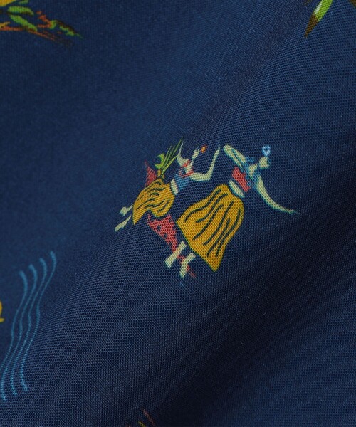 SHIPS Colors:〈洗濯機可能〉レーヨン プリント オープンカラー シャツ（シャツ/ブラウス）｜SHIPS Colors（シップス カラーズ）