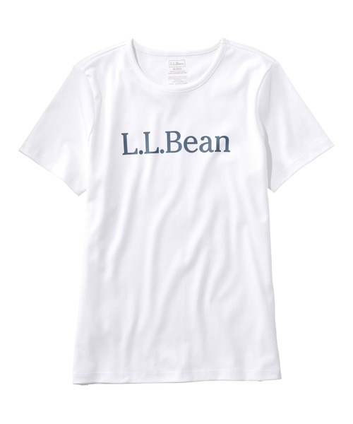 L.L.Bean(エルエルビーン)の「ピマ・コットン・クルーネック・グラフィック・ティ 米国フィット・レギュラー(Tシャツ/カットソー・レディース・ホワイト系/ネイビー系/イエロー系/イエロー系1/ホワイト/グリーン/ダークネイビー/グリーン系/ネイビー系1/ライトグリーン系1/ライトイエロー系/ライトイエロー系1/ネイビー系2/ライトグリーン系/ホワイト系2/ホワイト系1/ホワイト系4/ホワイト系3/スモーキーグリーン系1/ネイビー系3/ブラック/スモーキーグリーン系/ブラック系/ネイビー系4・X-SMALL/SMALL/MEDIUM/LARGE/X-LARGE)」の5枚目の写真