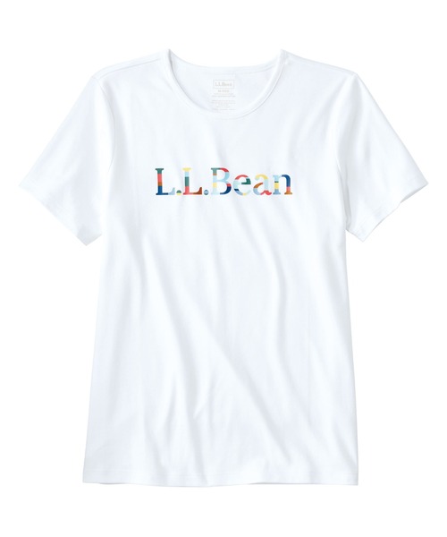 L.L.Bean(エルエルビーン)の「ピマ・コットン・クルーネック・グラフィック・ティ 米国フィット・レギュラー(Tシャツ/カットソー・レディース・ホワイト系/ネイビー系/イエロー系/イエロー系1/ホワイト/グリーン/ダークネイビー/グリーン系/ネイビー系1/ライトグリーン系1/ライトイエロー系/ライトイエロー系1/ネイビー系2/ライトグリーン系/ホワイト系2/ホワイト系1/ホワイト系4/ホワイト系3/スモーキーグリーン系1/ネイビー系3/ブラック/スモーキーグリーン系/ブラック系/ネイビー系4・X-SMALL/SMALL/MEDIUM/LARGE/X-LARGE)」の6枚目の写真