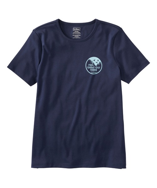 L.L.Bean(エルエルビーン)の「ピマ・コットン・クルーネック・グラフィック・ティ 米国フィット・レギュラー(Tシャツ/カットソー・レディース・ホワイト系/ネイビー系/イエロー系/イエロー系1/ホワイト/グリーン/ダークネイビー/グリーン系/ネイビー系1/ライトグリーン系1/ライトイエロー系/ライトイエロー系1/ネイビー系2/ライトグリーン系/ホワイト系2/ホワイト系1/ホワイト系4/ホワイト系3/スモーキーグリーン系1/ネイビー系3/ブラック/スモーキーグリーン系/ブラック系/ネイビー系4・X-SMALL/SMALL/MEDIUM/LARGE/X-LARGE)」の17枚目の写真