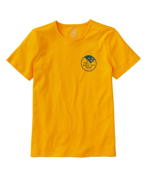 L.L.Bean(エルエルビーン)の「ピマ・コットン・クルーネック・グラフィック・ティ 米国フィット・レギュラー(Tシャツ/カットソー・レディース・ホワイト系/ネイビー系/イエロー系/イエロー系1/ホワイト/グリーン/ダークネイビー/グリーン系/ネイビー系1/ライトグリーン系1/ライトイエロー系/ライトイエロー系1/ネイビー系2/ライトグリーン系/ホワイト系2/ホワイト系1/ホワイト系4/ホワイト系3/スモーキーグリーン系1/ネイビー系3/ブラック/スモーキーグリーン系/ブラック系/ネイビー系4・X-SMALL/SMALL/MEDIUM/LARGE/X-LARGE)」の22枚目の写真