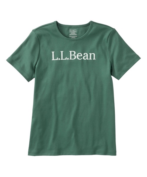 L.L.Bean(エルエルビーン)の「ピマ・コットン・クルーネック・グラフィック・ティ 米国フィット・レギュラー(Tシャツ/カットソー・レディース・ホワイト系/ネイビー系/イエロー系/イエロー系1/ホワイト/グリーン/ダークネイビー/グリーン系/ネイビー系1/ライトグリーン系1/ライトイエロー系/ライトイエロー系1/ネイビー系2/ライトグリーン系/ホワイト系2/ホワイト系1/ホワイト系4/ホワイト系3/スモーキーグリーン系1/ネイビー系3/ブラック/スモーキーグリーン系/ブラック系/ネイビー系4・X-SMALL/SMALL/MEDIUM/LARGE/X-LARGE)」の10枚目の写真
