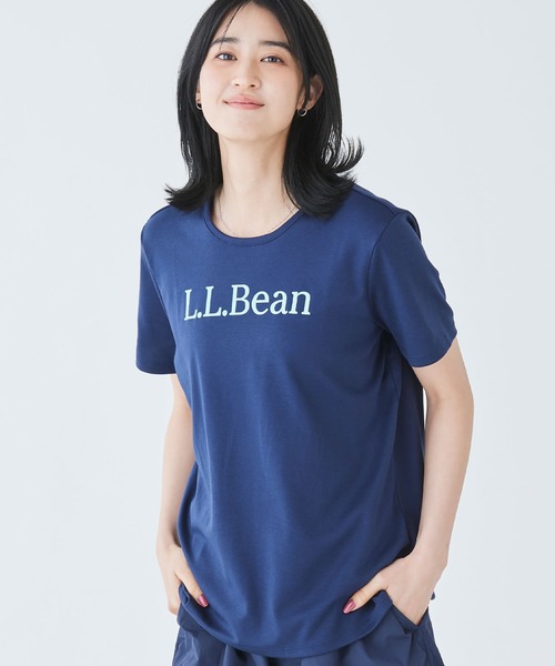 L.L.Bean(エルエルビーン)の「ピマ・コットン・クルーネック・グラフィック・ティ 米国フィット・レギュラー(Tシャツ/カットソー・レディース・ホワイト系/ネイビー系/イエロー系/イエロー系1/ホワイト/グリーン/ダークネイビー/グリーン系/ネイビー系1/ライトグリーン系1/ライトイエロー系/ライトイエロー系1/ネイビー系2/ライトグリーン系/ホワイト系2/ホワイト系1/ホワイト系4/ホワイト系3/スモーキーグリーン系1/ネイビー系3/ブラック/スモーキーグリーン系/ブラック系/ネイビー系4・X-SMALL/SMALL/MEDIUM/LARGE/X-LARGE)」の16枚目の写真