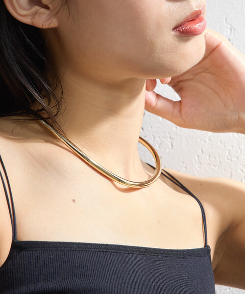 Kastane（カスタネ）の「【fiw.】ラウンドチョーカー（ネックレス・レディース・シルバー/ゴールド・FREE）」の10枚目の写真