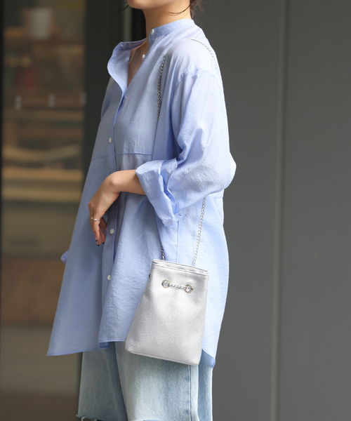 VELETTO（ベレット）の「【VELETTO/ヴェレット】チェーンバッグ（ハンドバッグ・レディース・ブラック/シルバー/ホワイト系その他・FREE）」の3枚目の写真