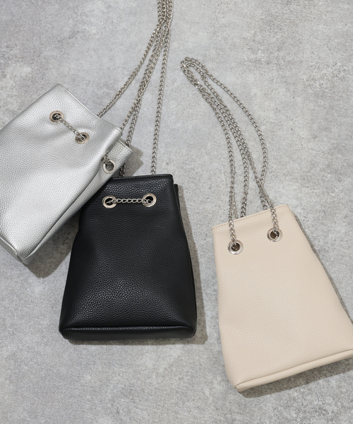 VELETTO（ベレット）の「【VELETTO/ヴェレット】チェーンバッグ（ハンドバッグ・レディース・ブラック/シルバー/ホワイト系その他・FREE）」の12枚目の写真