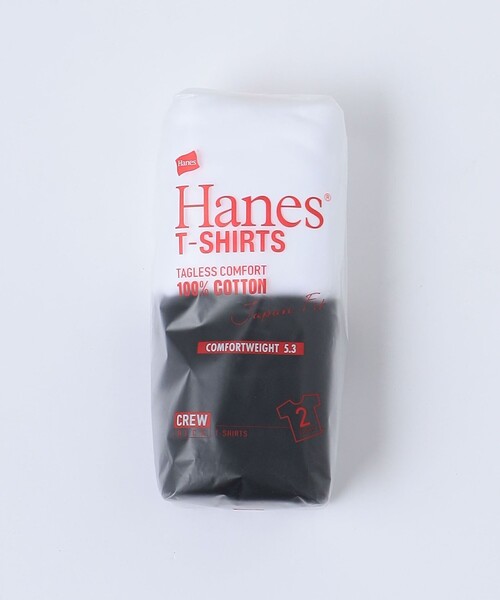 HANES(ヘインズ)の「<Hanes>JAPAN FIT PAC T-SHIRT 2PACK WHITE&BLACK/パックTシャツ(Tシャツ/カットソー・レディース・その他1・S/M)」の1枚目の写真