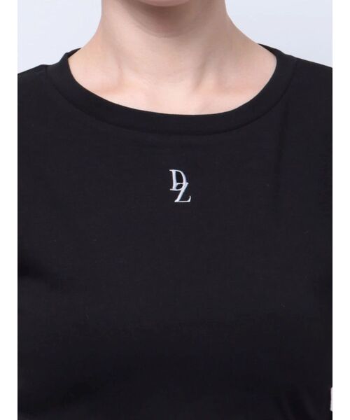 dazzlin(ダズリン)の「バックリボンビジューペプラムTシャツ(Tシャツ/カットソー・レディース・オフホワイト/ブラック/ピンク・FREE)」の19枚目の写真