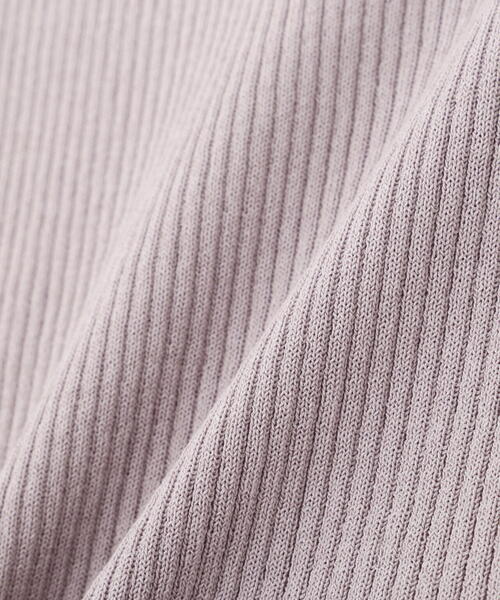 PROPORTION BODY DRESSING(プロポーションボディドレッシング)の「スクエアハートフレンチスリーブニット / 1214270700(ニット/セーター・レディース・ブラウン/ホワイト系その他/パープル/グレー・FREE)」の5枚目の写真