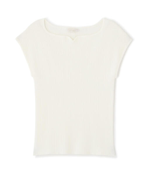 PROPORTION BODY DRESSING(プロポーションボディドレッシング)の「スクエアハートフレンチスリーブニット / 1214270700(ニット/セーター・レディース・ブラウン/ホワイト系その他/パープル/グレー・FREE)」の6枚目の写真