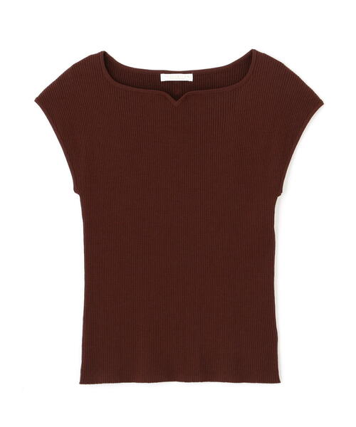 PROPORTION BODY DRESSING（プロポーションボディドレッシング）の「スクエアハートフレンチスリーブニット / 1214270700（ニット/セーター・レディース・ブラウン/ホワイト系その他/パープル/グレー・FREE）」の16枚目の写真