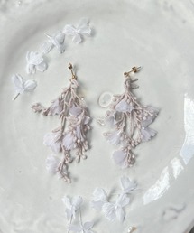 m.soeur（エムスール）の「くすみピンクのなでしこピアス（ピアス（両耳用））」