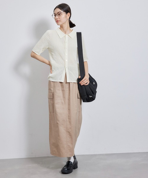 【美品】ROPÉ PICNIC シアーハーフスリーブジャケット ROPE' PICNIC｜【接触冷感・UVカット・速乾】【リネンライク