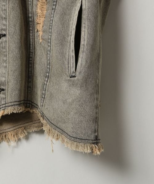 新品未使用✨ JEANASIS クラッシュショートGジャン 24AW 新作 JEANASIS（ジーナシス）の「クラッシュショートGジャン/133310