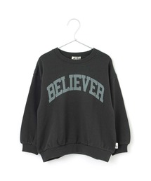 MAKE YOUR DAY | BELIEVERロゴファミリー裏毛トレーナー■80~140cm(スウェット)