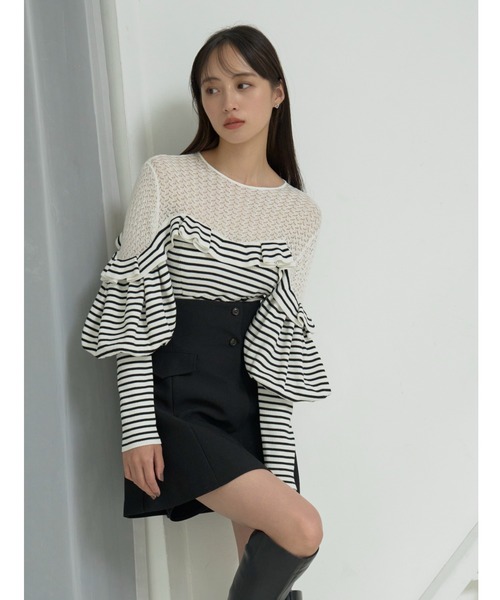 SNIDEL 24AW プリーツスカショーパン(グレー/サイズ1) プリーツスカショーパン(ショートパンツ)｜パンツ｜SNIDEL