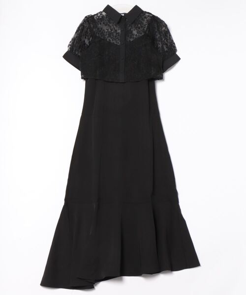 Lace Ladies(レースレディース)の「レース ブラウス× マーメイド キャミソール ワンピース セットアップ(ワンピース・レディース・アイボリー/ブラック・S/FREE)」の6枚目の写真