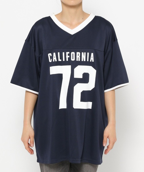 FOREVER 21（フォーエバー トゥエンティーワン）の「【2024FW】ナンバーロゴTシャツ2（Tシャツ/カットソー・レディース・オフホワイト/レッド/ネイビー・FREE）」の11枚目の写真