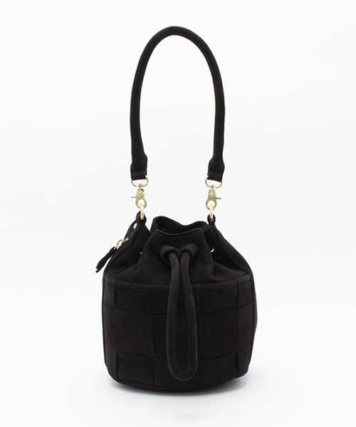 Beau're（ヴュレ）の「【Beau're】スエードミニ巾着バッグ/B-12249（ショルダーバッグ・レディース・アイボリー/ブラック・FREE）」の14枚目の写真