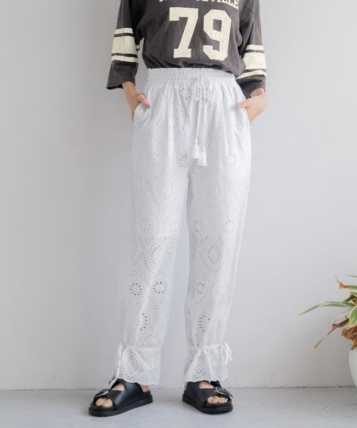 LOWRYS FARM（ローリーズファーム）の「スカラップレースパンツ 128507