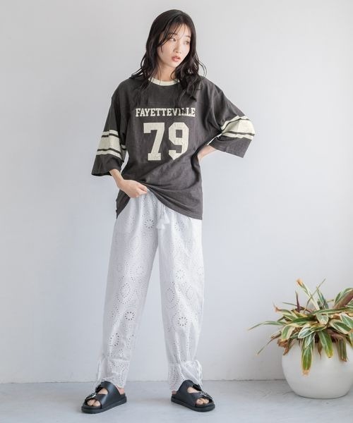 LOWRYS FARM（ローリーズファーム）の「スカラップレースパンツ 128507