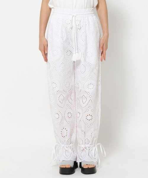 LOWRYS FARM（ローリーズファーム）の「スカラップレースパンツ 128507