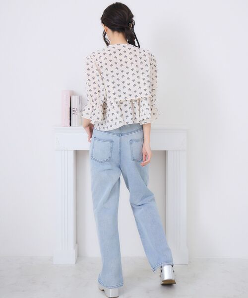 ems excite（エムズエキサイト）の「ティアードビスチェSET（シャツ/ブラウス・レディース・ピンク/ホワイト系その他/ブラック・FREE）」の10枚目の写真