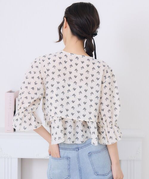 ems excite（エムズエキサイト）の「ティアードビスチェSET（シャツ/ブラウス・レディース・ピンク/ホワイト系その他/ブラック・FREE）」の14枚目の写真