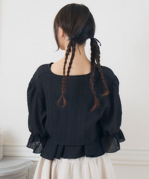 ems excite（エムズエキサイト）の「ティアードビスチェSET（シャツ/ブラウス・レディース・ピンク/ホワイト系その他/ブラック・FREE）」の22枚目の写真