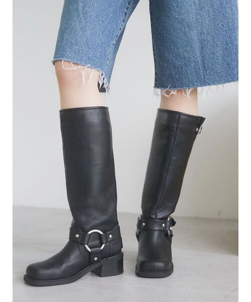 Ungrid（アングリッド）の「エンジニアロングブーツ（ブーツ・レディース・ブラック/ブラウン・M/L/S）」の16枚目の写真