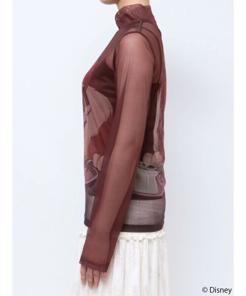 merry jenny（メリージェニー）の「【ディズニーコレクション】ナナ/デザインシアートップス（Tシャツ/カットソー・レディース・ブラウン・FREE）」の6枚目の写真