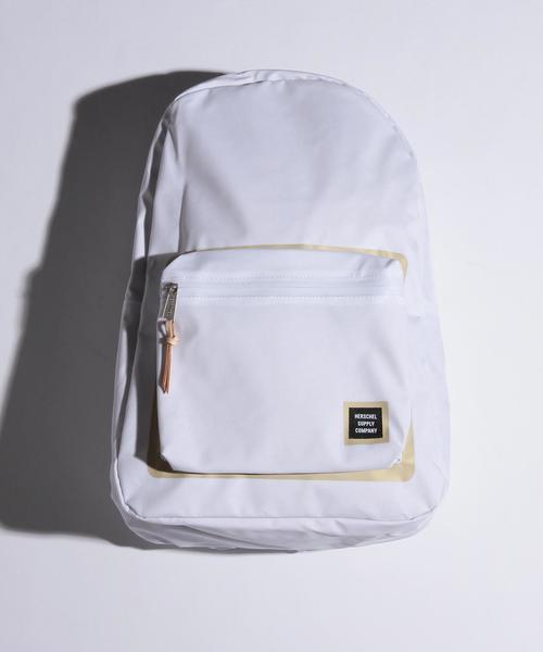 Herschel Supply Co.(ハーシェルサプライ)の「<Herschel Supply(ハーシェル)> STUDIO SETTLEMENT/バッグ◆(バックパック/リュック・メンズ・ホワイト/ブラック/その他1・ONE)」の1枚目の写真
