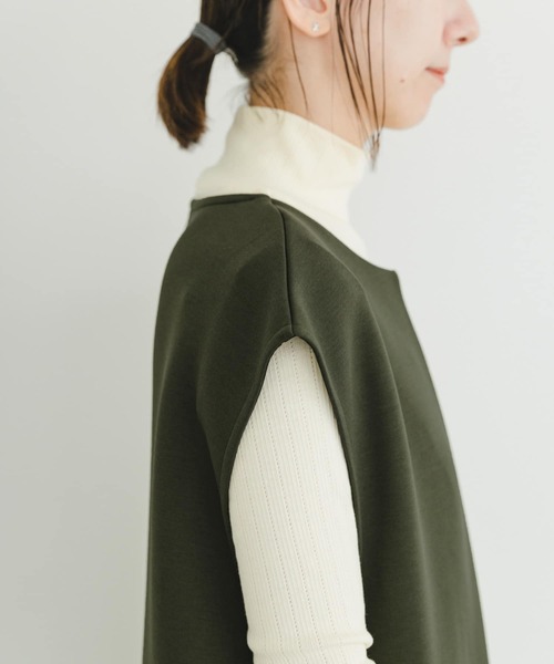 ITEMS URBANRESEARCH(アイテムズ アーバンリサーチ)の「インナーセットダンボールジャンスカ(ジャンパースカート・レディース・モカ/ブラック/オリーブ・FREE)」の5枚目の写真