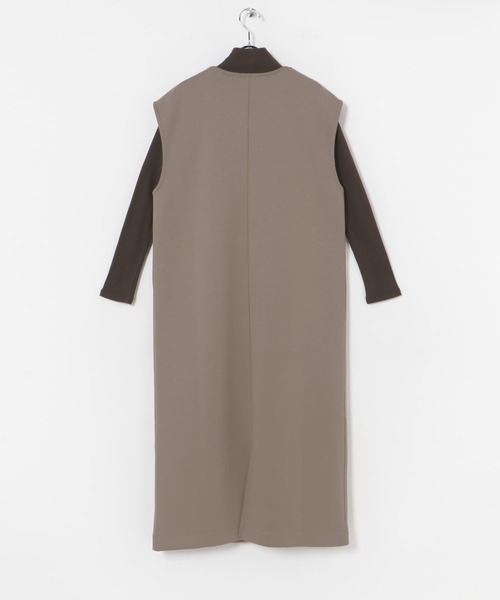 ITEMS URBANRESEARCH(アイテムズ アーバンリサーチ)の「インナーセットダンボールジャンスカ(ジャンパースカート・レディース・モカ/ブラック/オリーブ・FREE)」の12枚目の写真