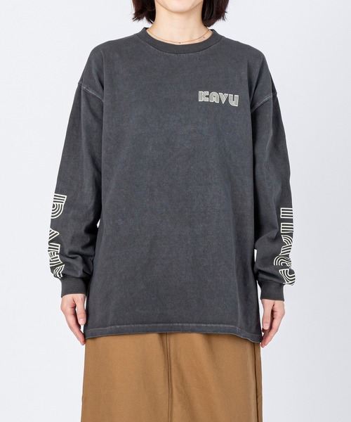 KAVU/カブー Sleeve Print LS Tee/スリーブプリントティー（Tシャツ/カットソー）｜KAVU（カブー）