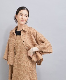 フリンジチェックショートシャツ