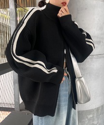 CIAOPANIC TYPY | スポンディッシュラインニットトラックジャケット(ニット/セーター)