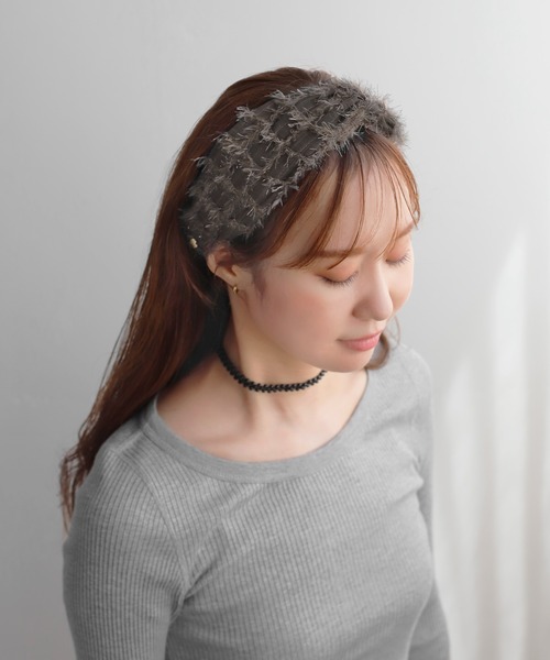 シャギーラメターバン（ヘアバンド）｜ANEMONE（アネモネ）の