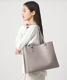 【WEB限定】ワンポイント シンプル トートバッグ（ソフトPCバッグ付） / A4 / 通勤