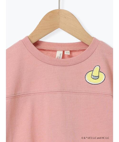 Samansa Mos2 Lagom（サマンサモスモスラーゴム）の「【おさるのジョージ】バックプリント5分袖Tシャツ（Tシャツ/カットソー・キッズ・ピンク/グリーン/イエロー・100/110/120/130/95）」の9枚目の写真