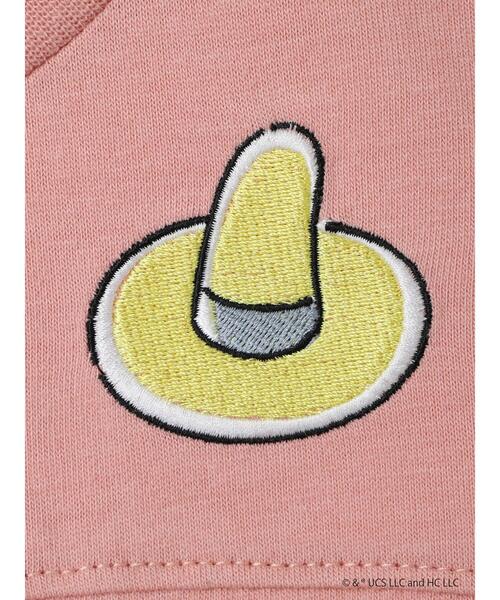 Samansa Mos2 Lagom（サマンサモスモスラーゴム）の「【おさるのジョージ】バックプリント5分袖Tシャツ（Tシャツ/カットソー・キッズ・ピンク/グリーン/イエロー・100/110/120/130/95）」の4枚目の写真