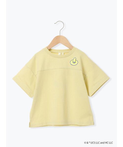 Samansa Mos2 Lagom（サマンサモスモスラーゴム）の「【おさるのジョージ】バックプリント5分袖Tシャツ（Tシャツ/カットソー・キッズ・ピンク/グリーン/イエロー・100/110/120/130/95）」の13枚目の写真