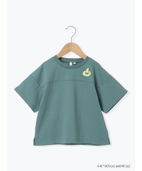 Samansa Mos2 Lagom（サマンサモスモスラーゴム）の「【おさるのジョージ】バックプリント5分袖Tシャツ（Tシャツ/カットソー・キッズ・ピンク/グリーン/イエロー・100/110/120/130/95）」の12枚目の写真