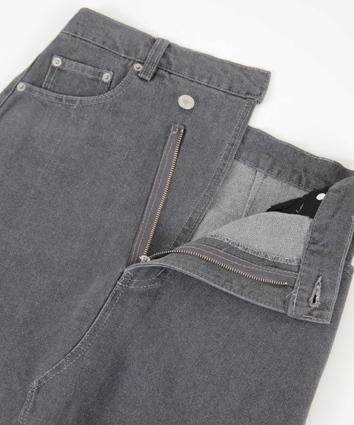UR'S(ユアーズ)の「アシメデザインデニムスカート(デニムスカート・レディース・グレー/ブルー・M)」の11枚目の写真