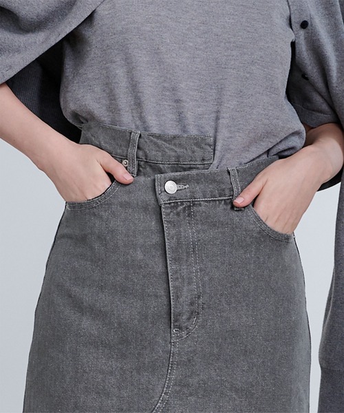 UR'S(ユアーズ)の「アシメデザインデニムスカート(デニムスカート・レディース・グレー/ブルー・M)」の18枚目の写真