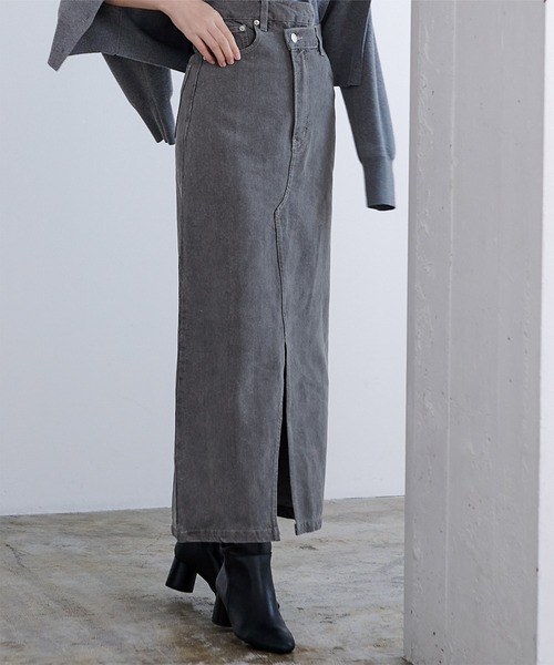 UR'S(ユアーズ)の「アシメデザインデニムスカート(デニムスカート・レディース・グレー/ブルー・M)」の20枚目の写真