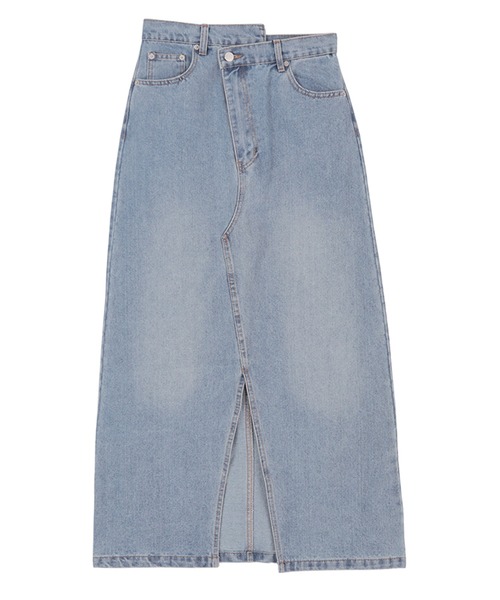 UR'S(ユアーズ)の「アシメデザインデニムスカート(デニムスカート・レディース・グレー/ブルー・M)」の7枚目の写真